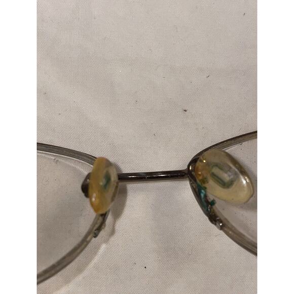 Celine Dion Eyes Beta Titanium Eyeglasses Frame Half Rimless 52-17-135 Rose Gold - Picture 5 of 6